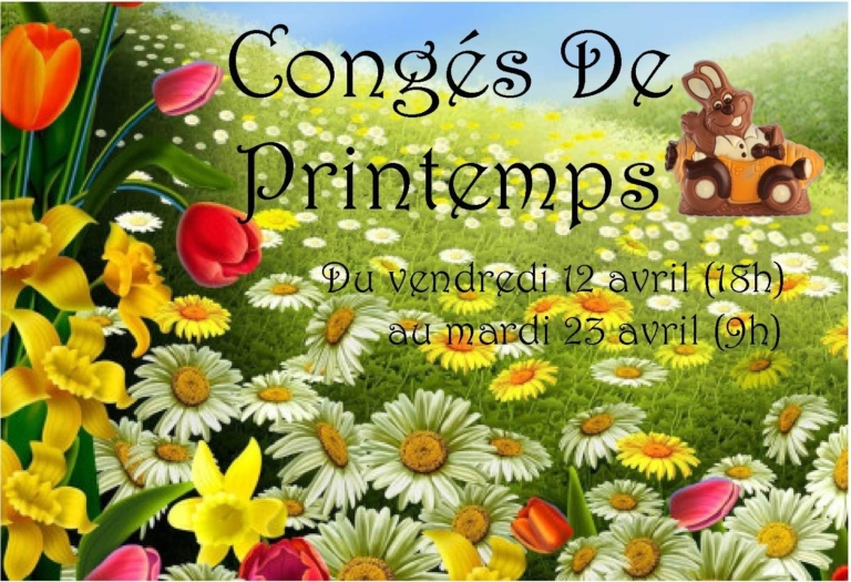 Vacances De Printemps Amis Du Cambouis